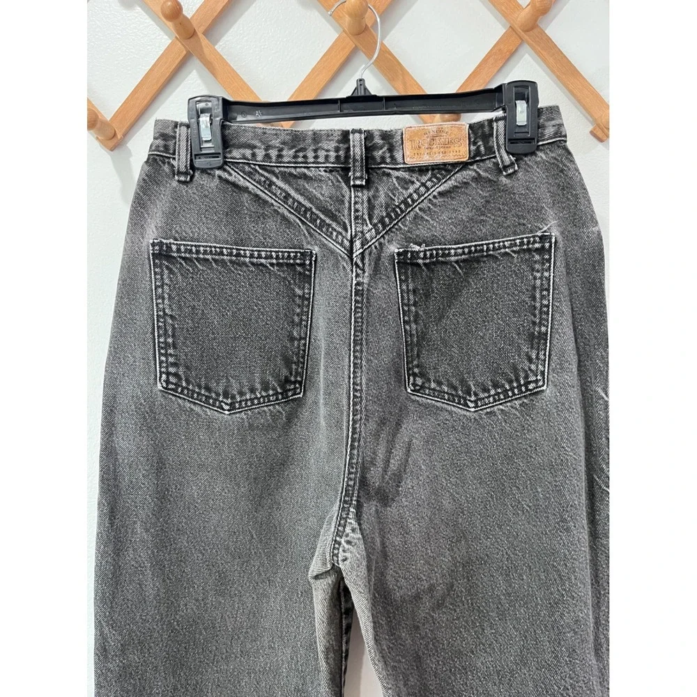 Rockies Vintage High Waisted Western Jeans Faded Black‎ Tapered Leg